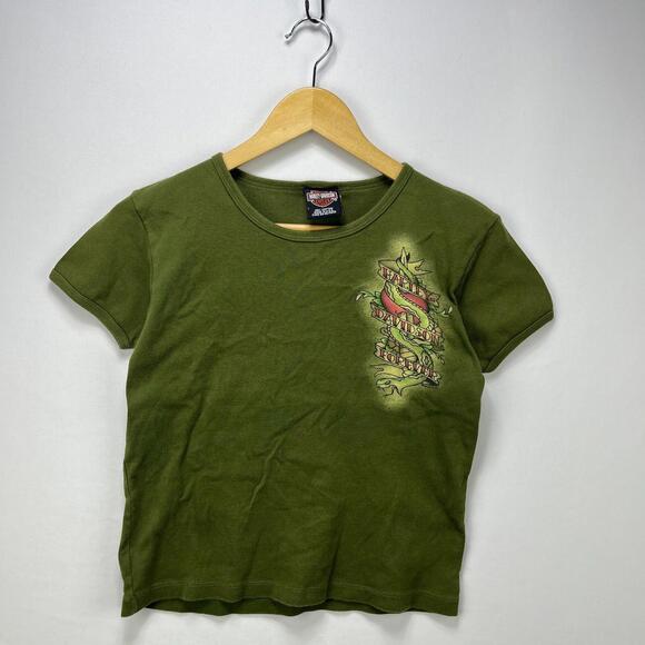 Harley-Davidson Tops - Vintage Y2K Harley-Davidson T-Shirt Womens Large